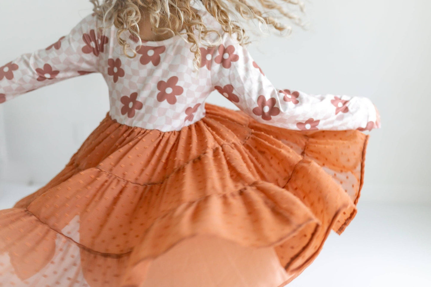 Fall Daisy Twirl Dress