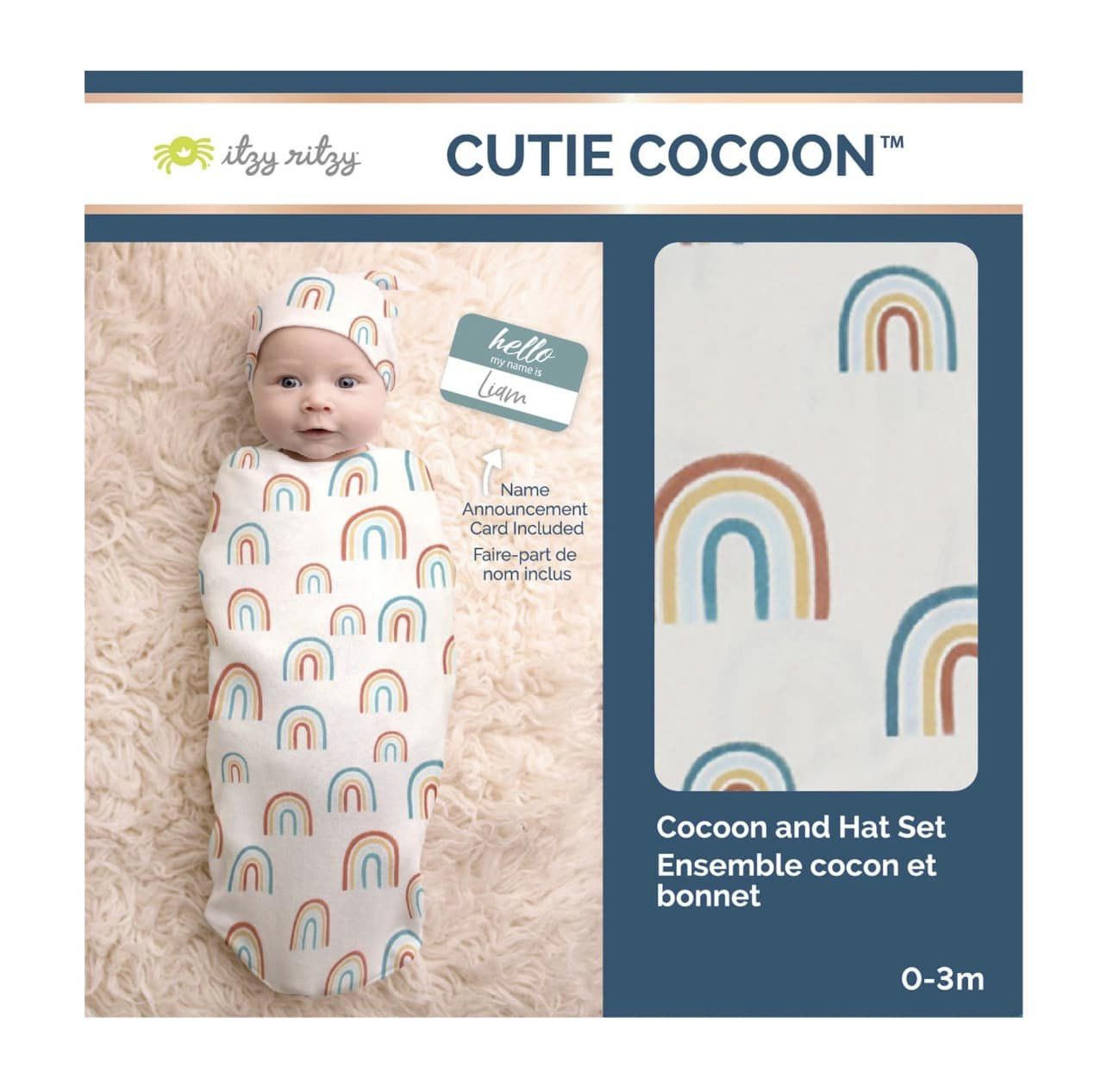 Itzy RItzy Cutie Cocoon™ Matching Cocoon & Hat Sets