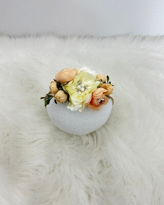 Cream Pearl Bouquet Headband