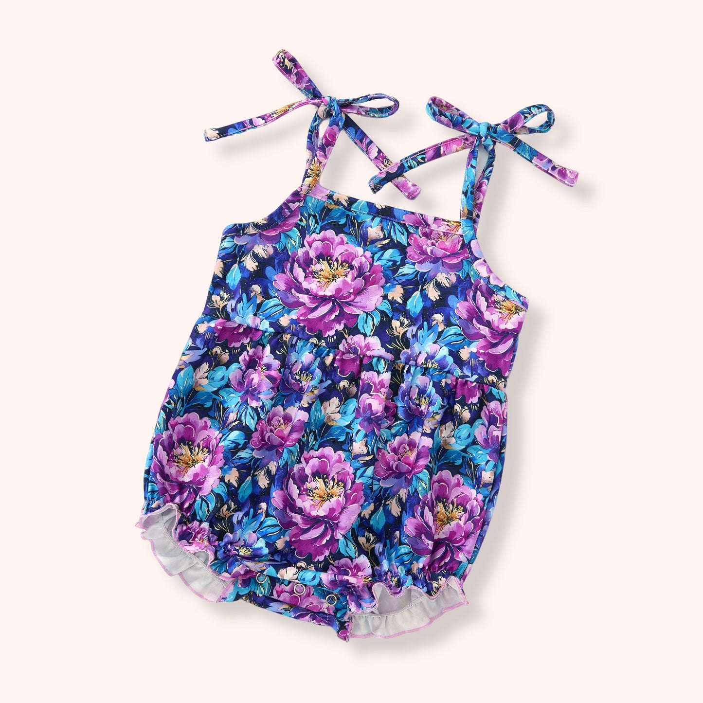 Electric Peonies - Romper
