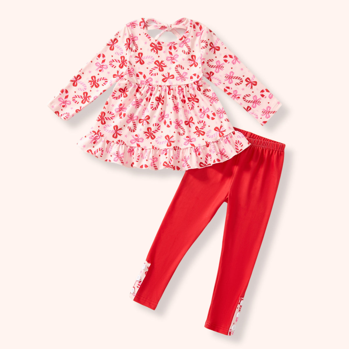 Candy Cane Cutie - Pants Set