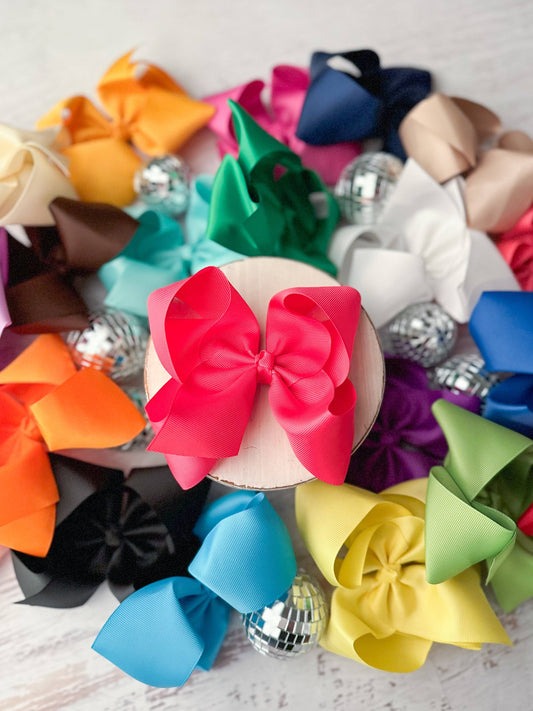 Oversize Grosgrain Hair Bow