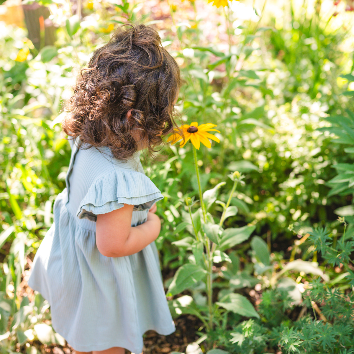 Organic Cotton Ruffle Dress