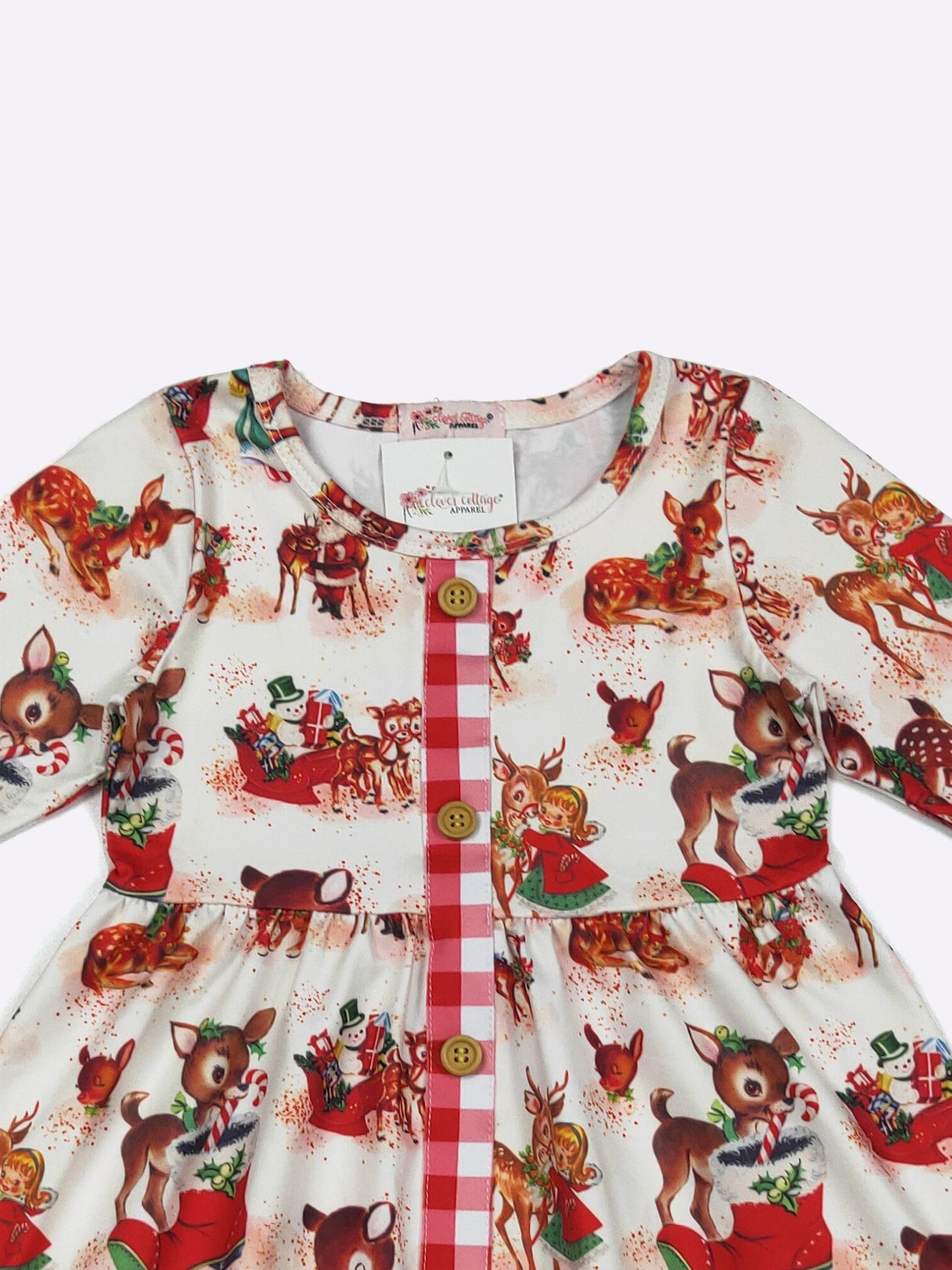 Vintage Reindeer Dress