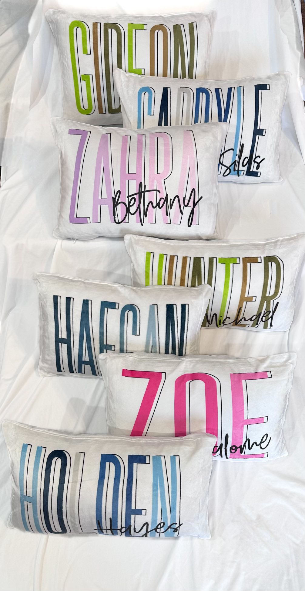 Personalized Snuggle Pillow - Outline