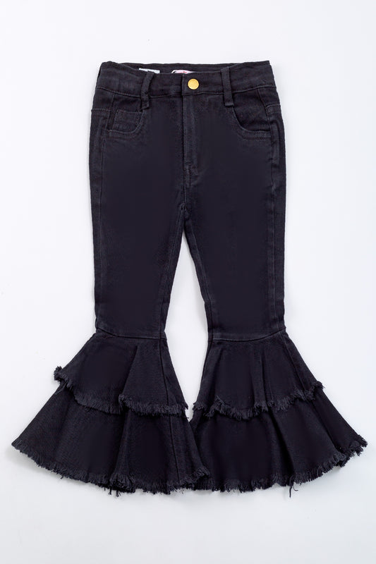 Black Denim Flare