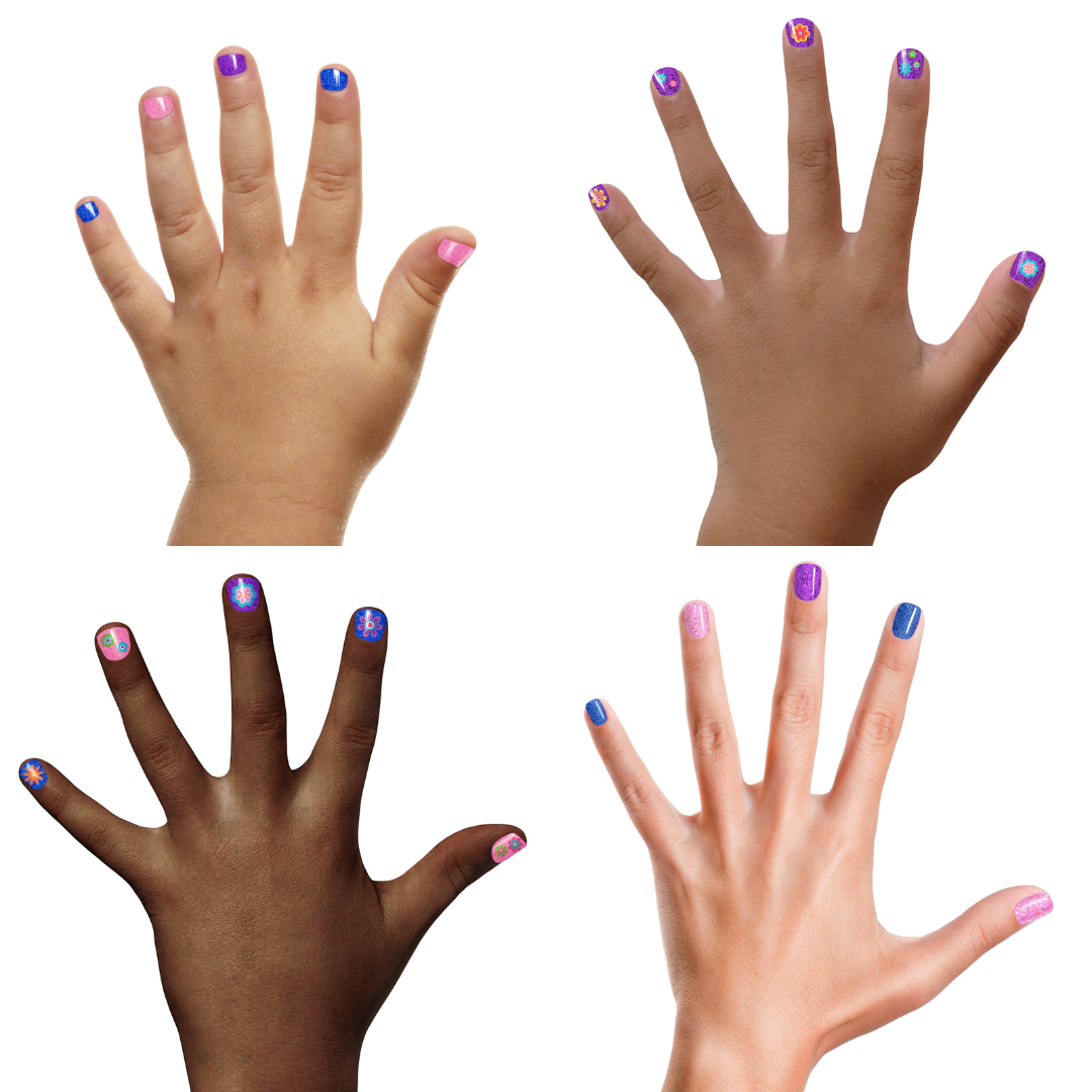 Shimmer & Sparkle Gift Set Non-Toxic Kids Nail Polish by Piggy Paint