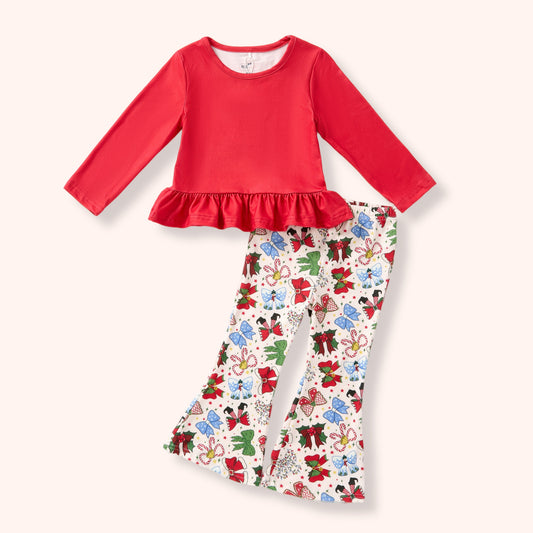 Christmas Bows - Pants Set