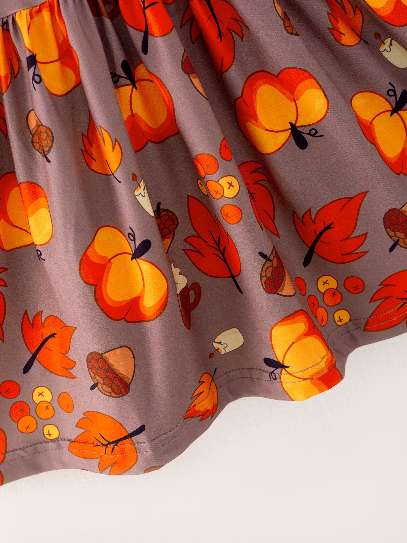 Autumn Leaves Girls Dress