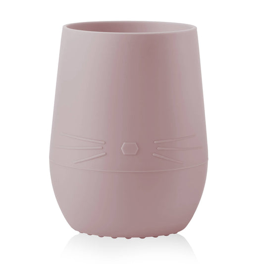 Bunny Face Silicone Open Cup for Baby & Toddler (Rose)