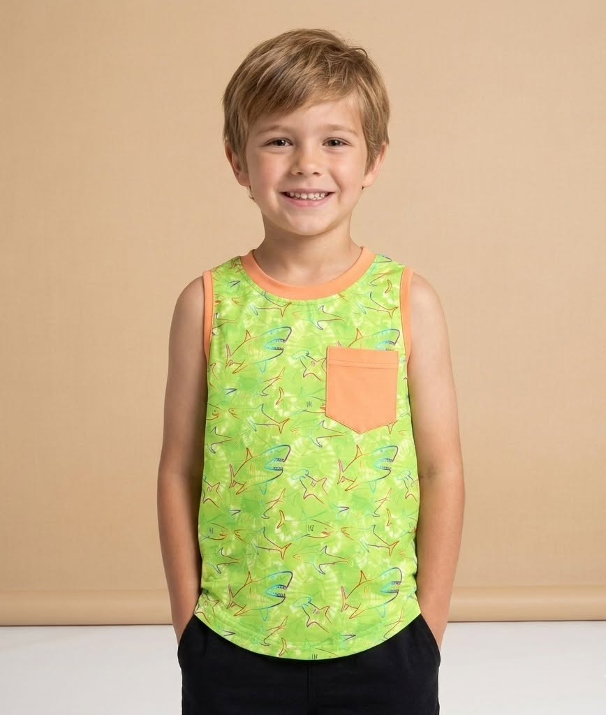 Fin Frenzy - Boy Tank Top