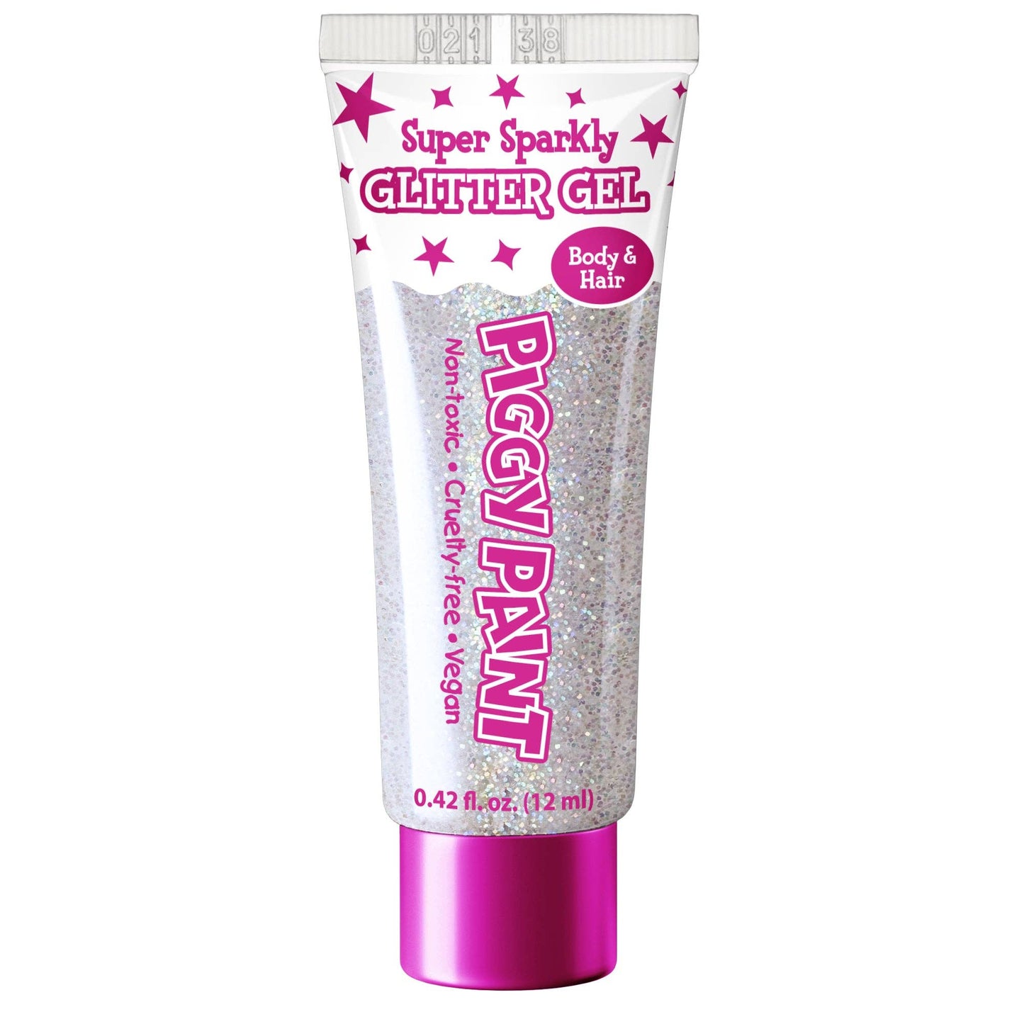 Piggy Paint Glitter Gel - White