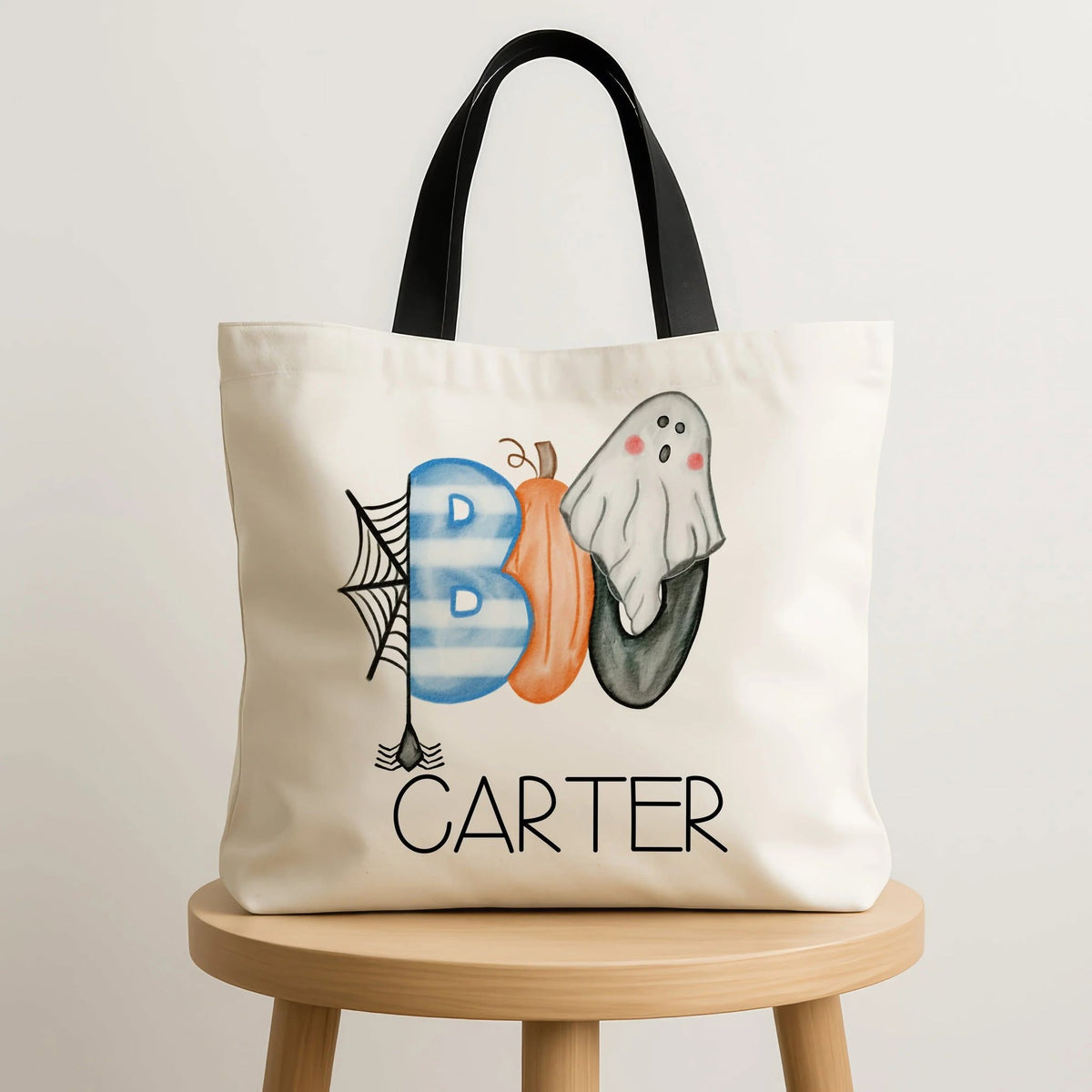 Boy Boo Ghost Trick Or Treat Bag - BRENTLEY