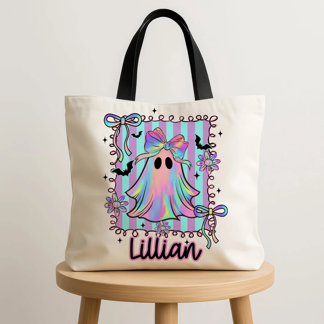 Glam Ghost Trick Or Treat Bag - Kat