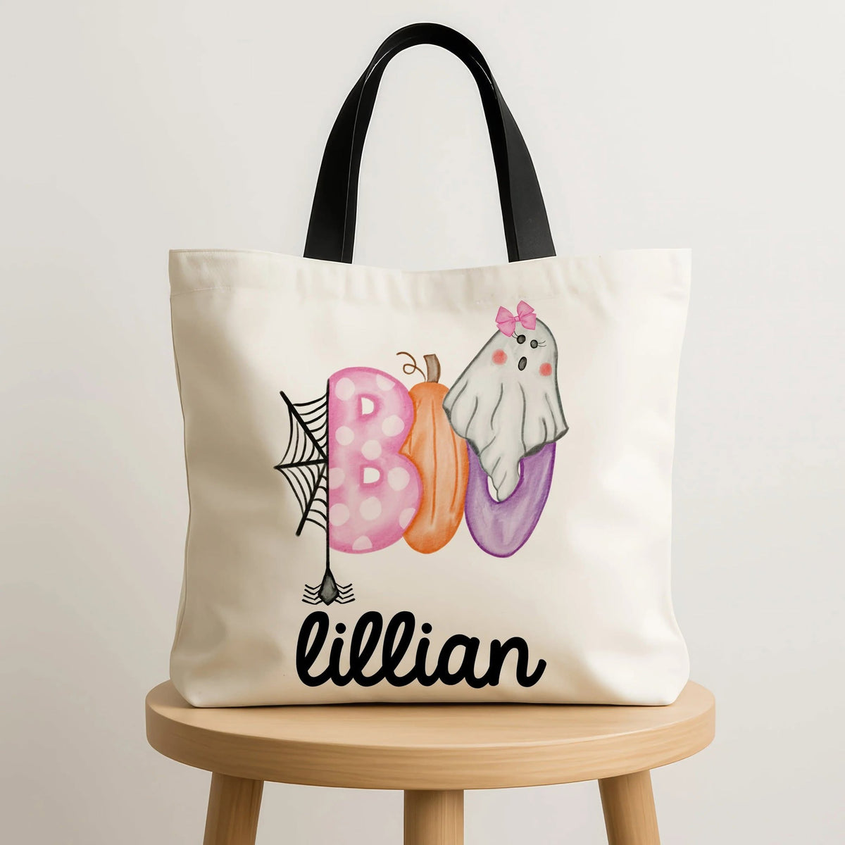 Girl Boo Ghost Trick Or Treat Bag - maisie