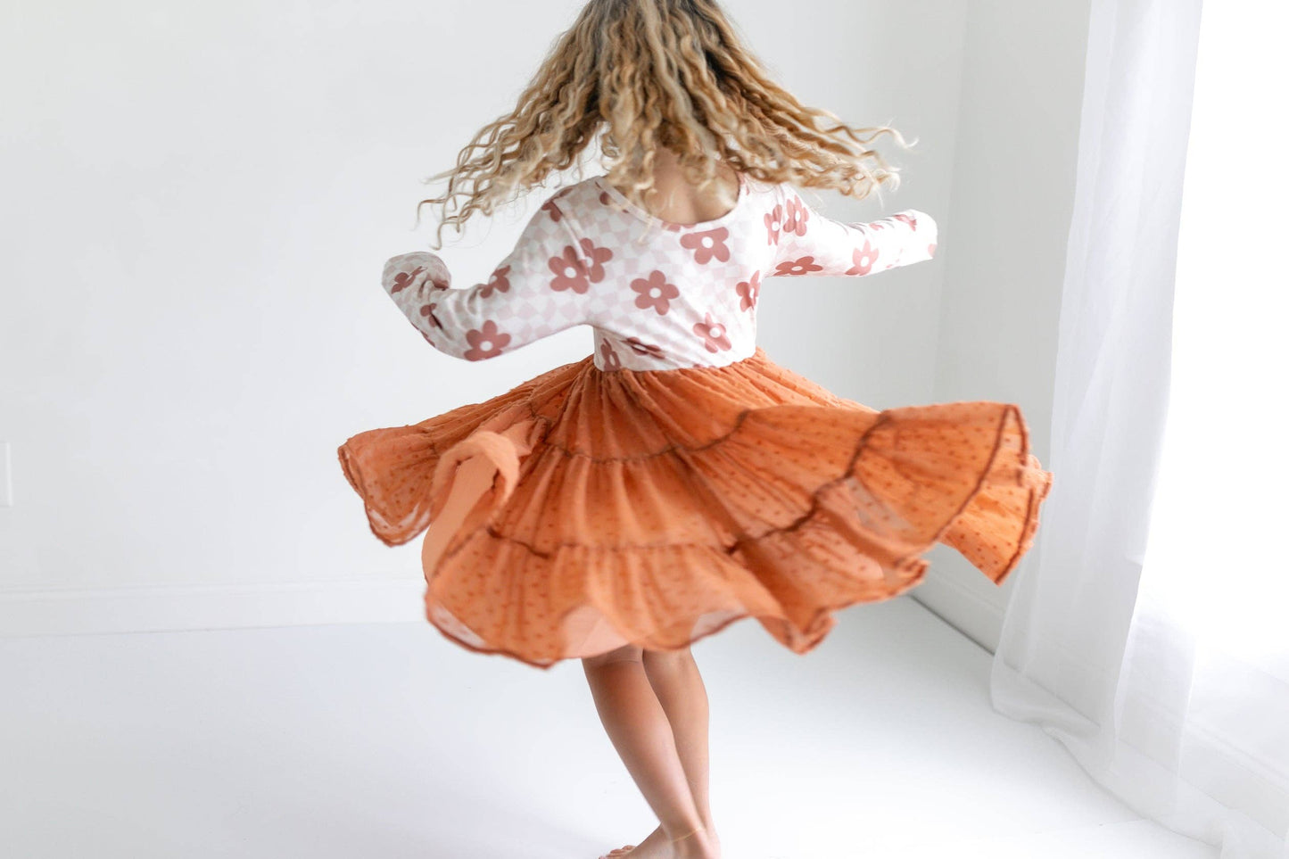 Fall Daisy Twirl Dress