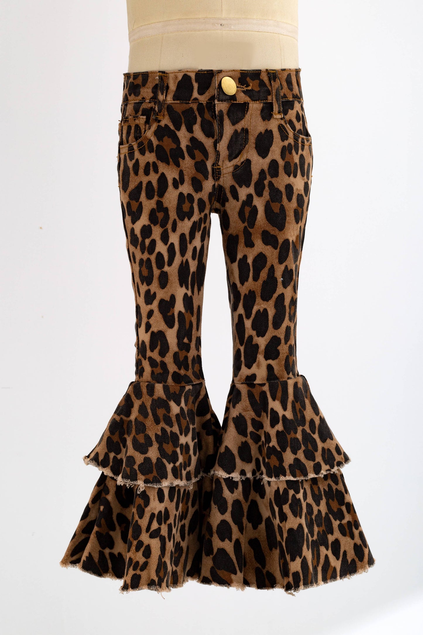 Cheetah Flare Denim