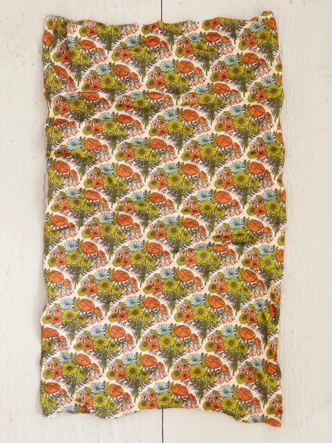 Boho Bandeau -Retro Daisies Cream