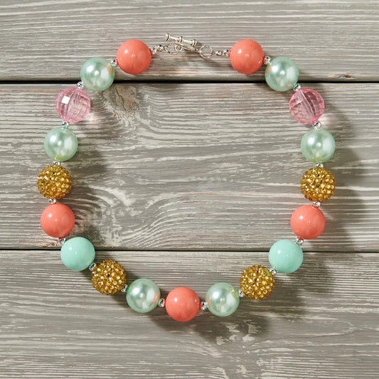 Bubblegum Necklace - Bunch Of Flowers