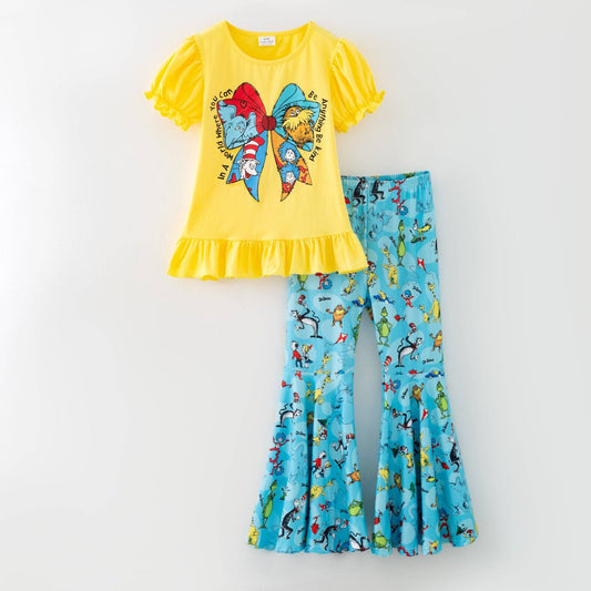 Seuss On The Loose Bell Bottoms Set