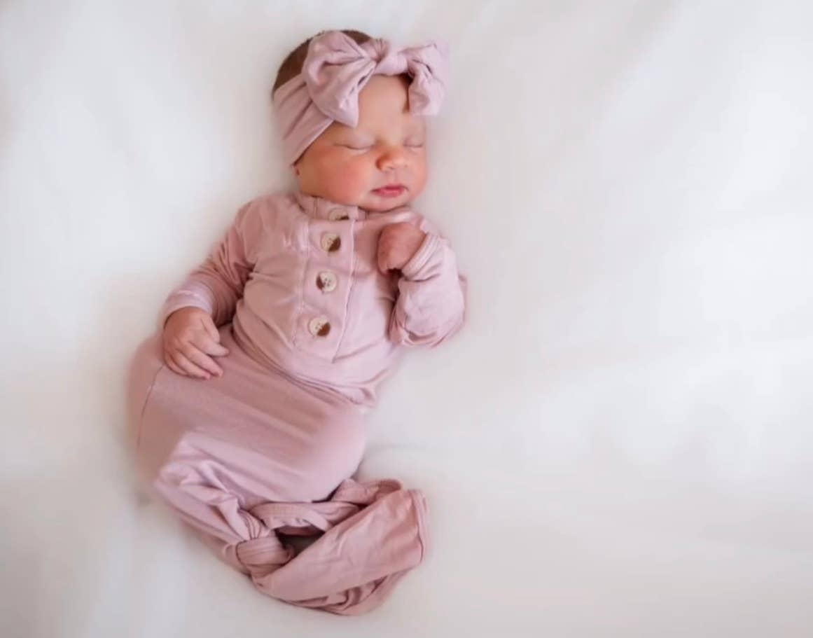 Newborn Knotted Gown Gift Set by Stroller Society