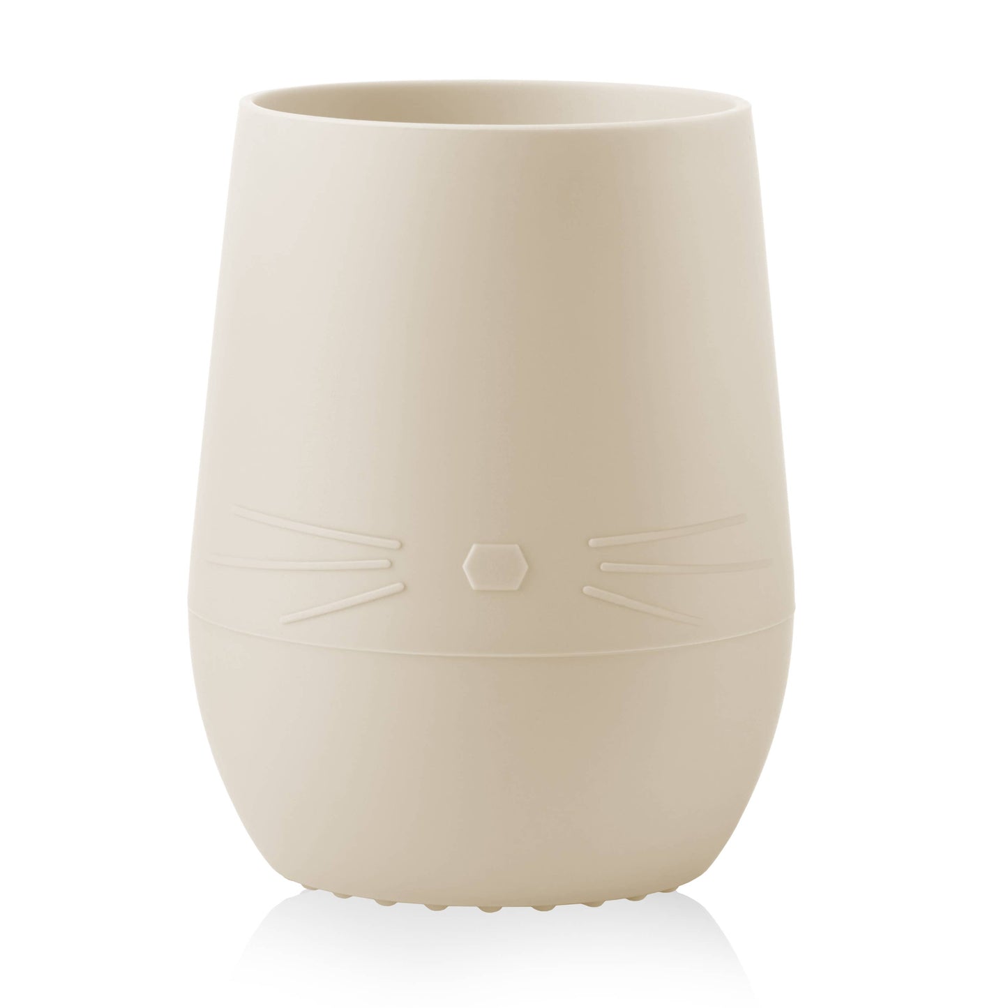 Bunny Face Silicone Open Cup for Baby & Toddler - Coconut {Ali + Oli}