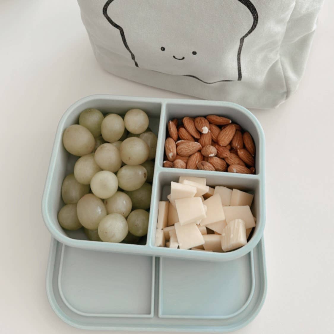 Leakproof Silicone Bento Box  - Blue  {Ali + Oli}