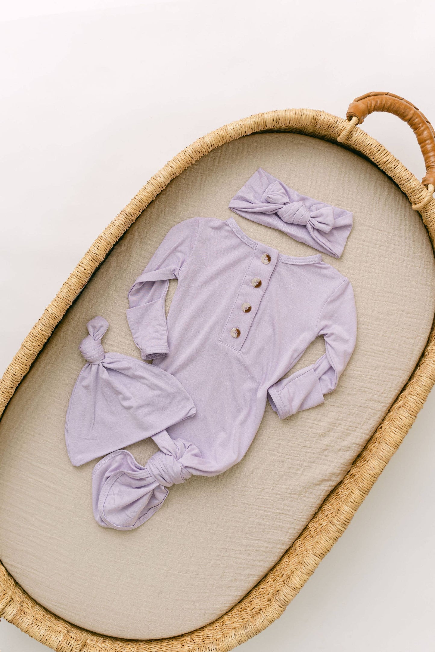 Newborn Knotted Gown Gift Set by Stroller Society