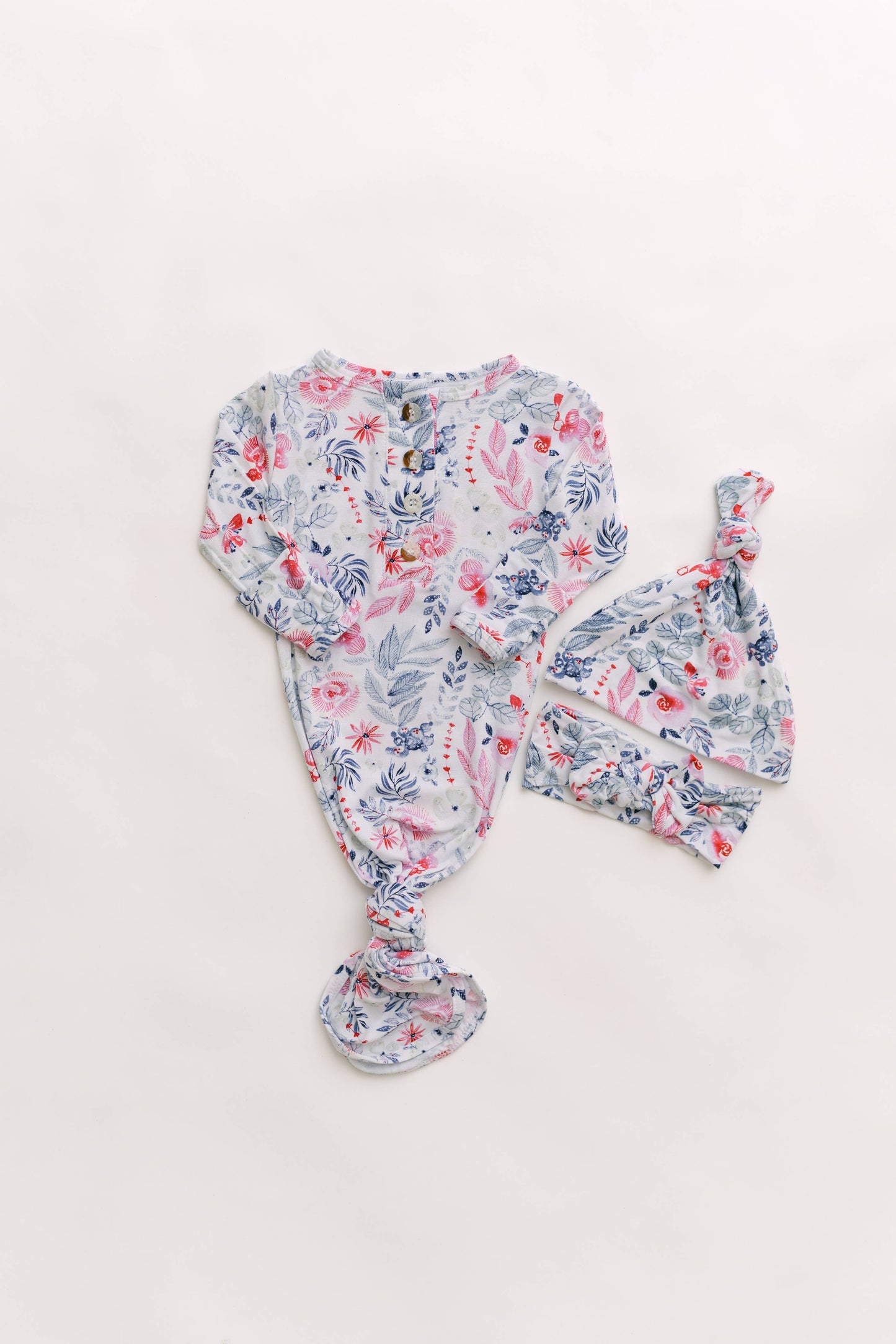 Newborn Knotted Gown Gift Set by Stroller Society