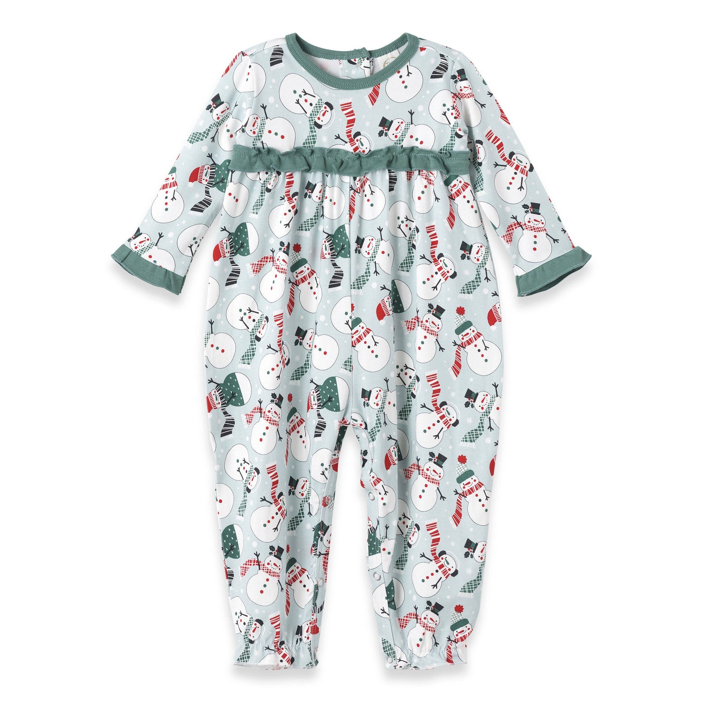 Frosty Bamboo Baby Girl's Romper