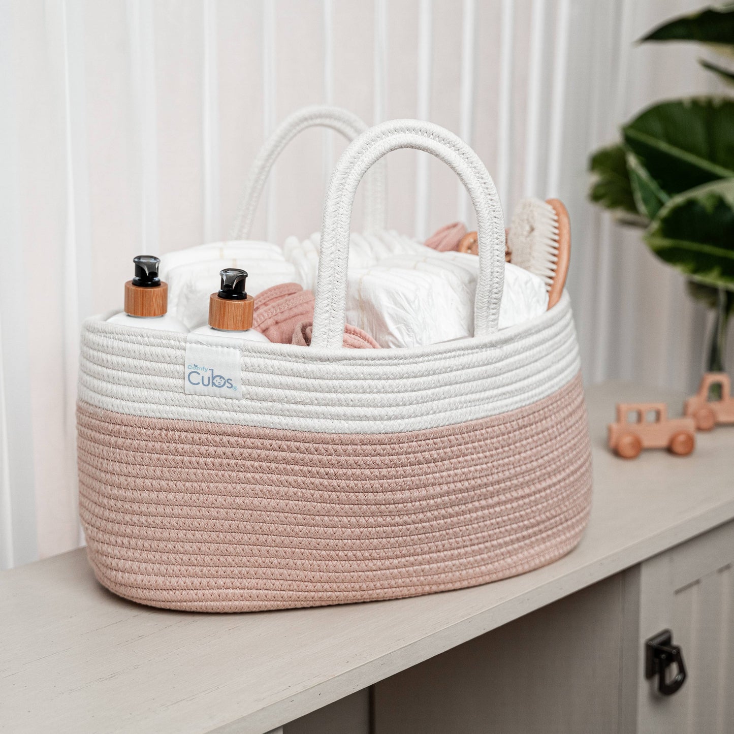 Diaper Caddy Organizer by Comfy Cubs