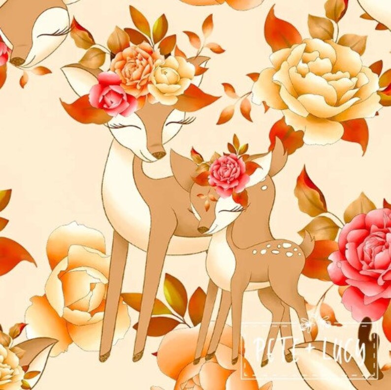 Deer And Roses Two-Piece