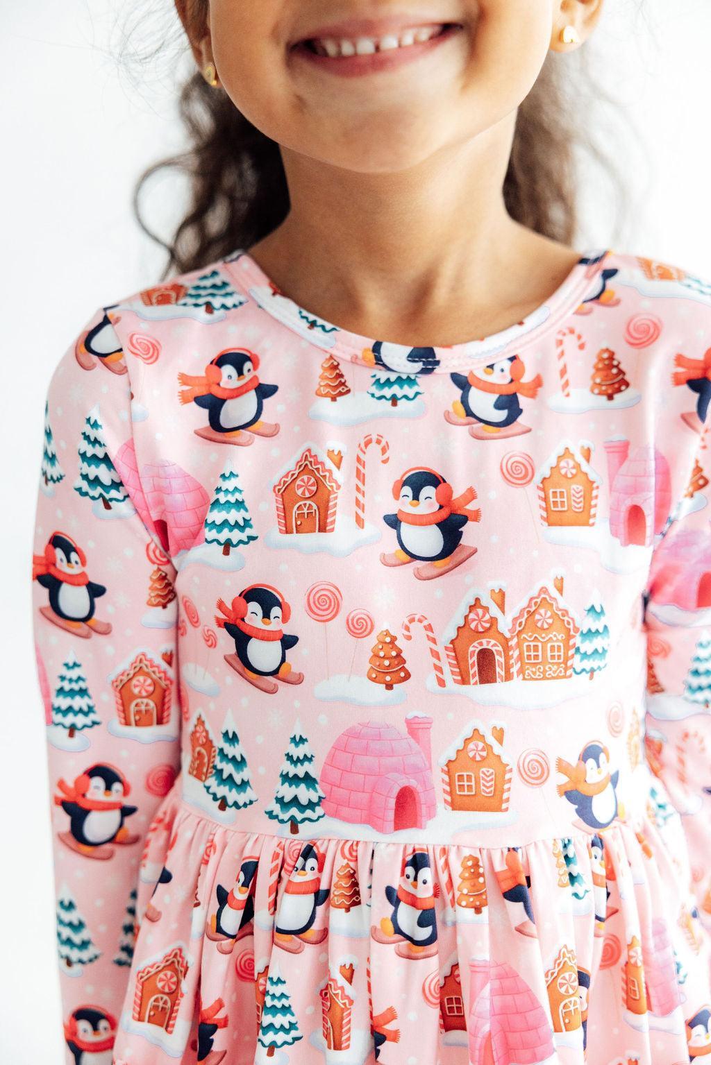 Penguin Party Pocket Twirl Dress