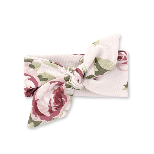 Baby Headband Cabbage Rose