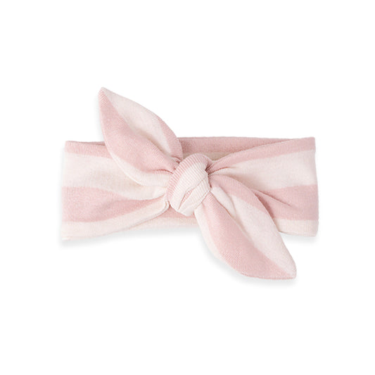 Baby Headband Pink Stripes