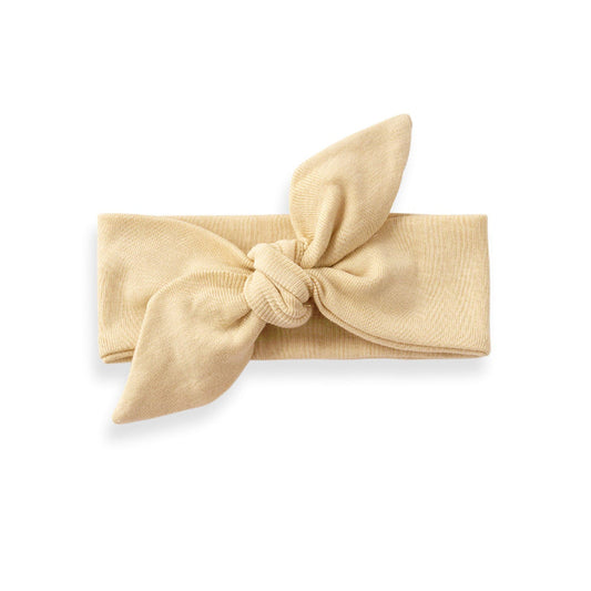 Baby Headband Soft Yellow