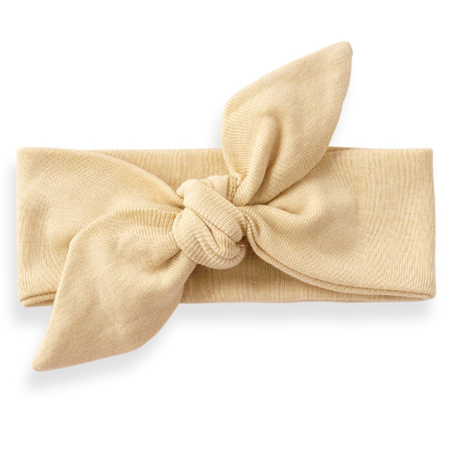 Baby Headband Soft Yellow