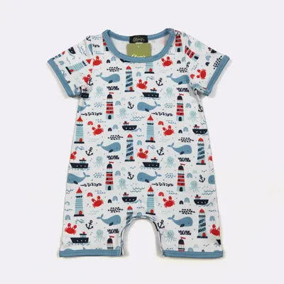 Nautical Boy Infant Romper